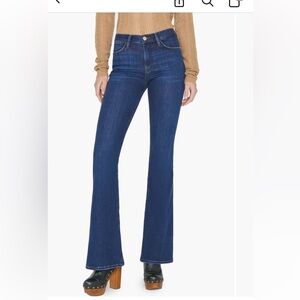 Frame Jeans Le High Flare Century Blue Medium Wash Denim Size 26.